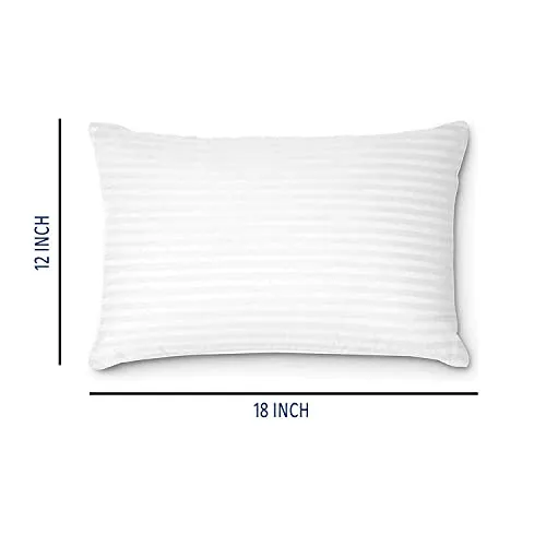 Perfect Sleeper rectangular 12x18 Inches cushion, Set of 3, Arika Microfiber Hotel Quality Premium Fibre Soft Cushion, Pillow Filler, White