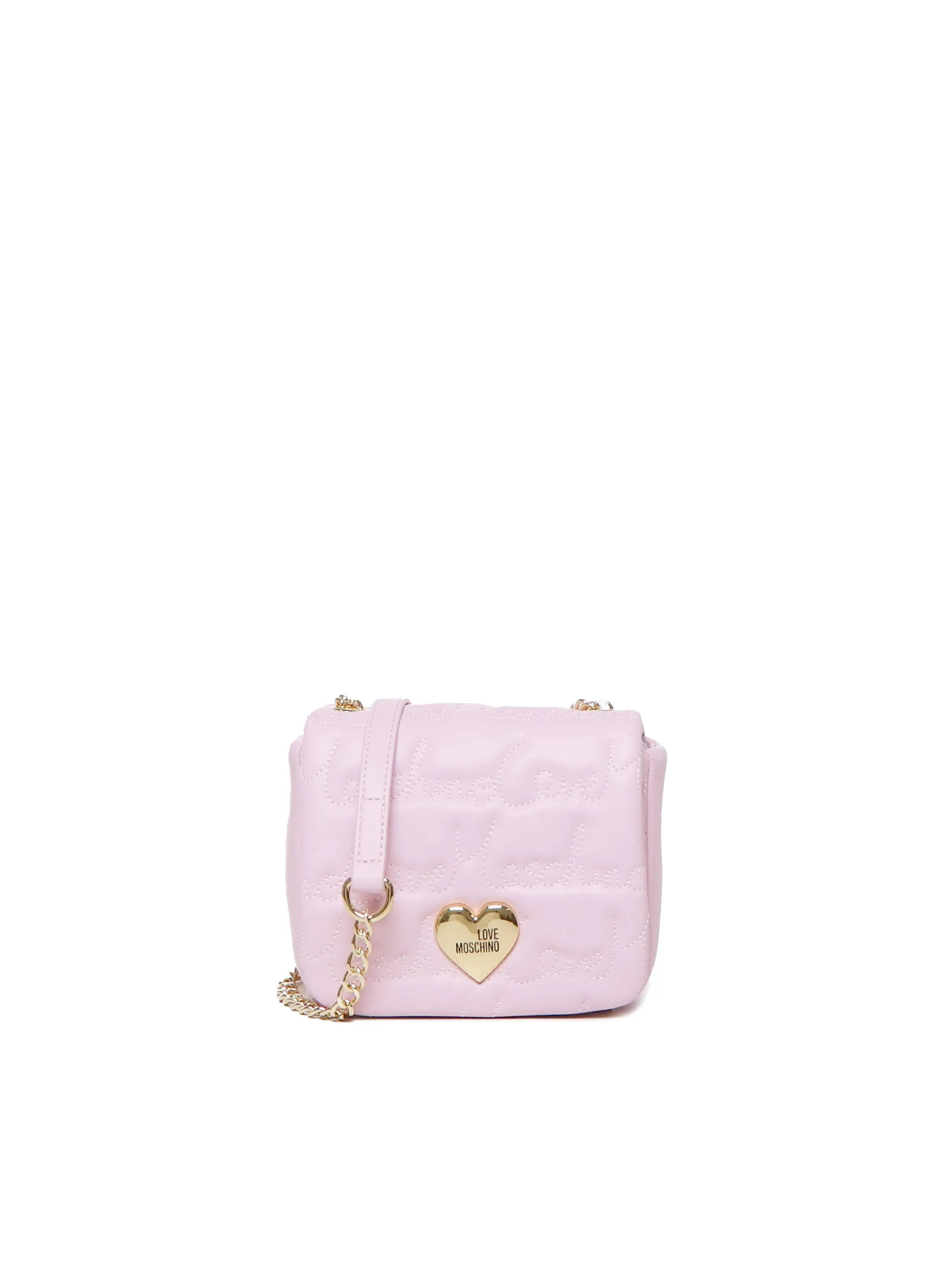 Pink Eco-Leather Shoulder Bag