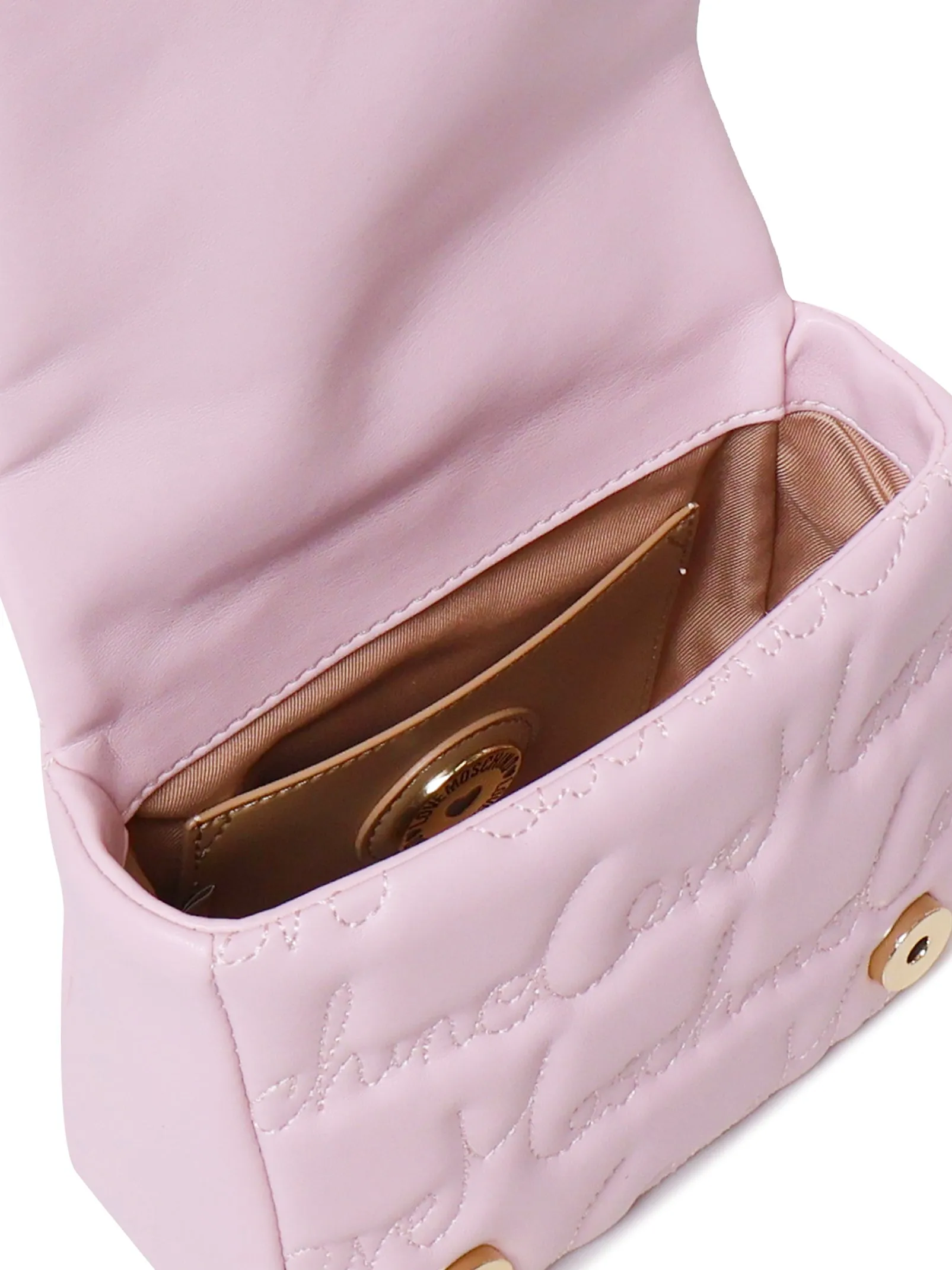 Pink Eco-Leather Shoulder Bag