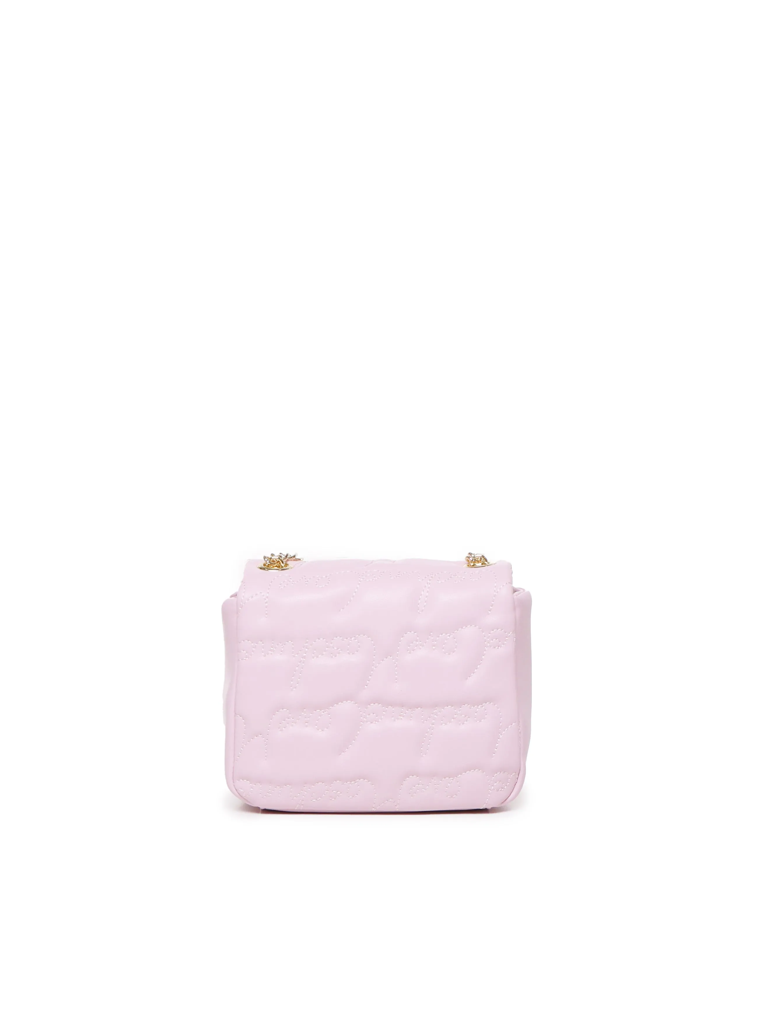 Pink Eco-Leather Shoulder Bag