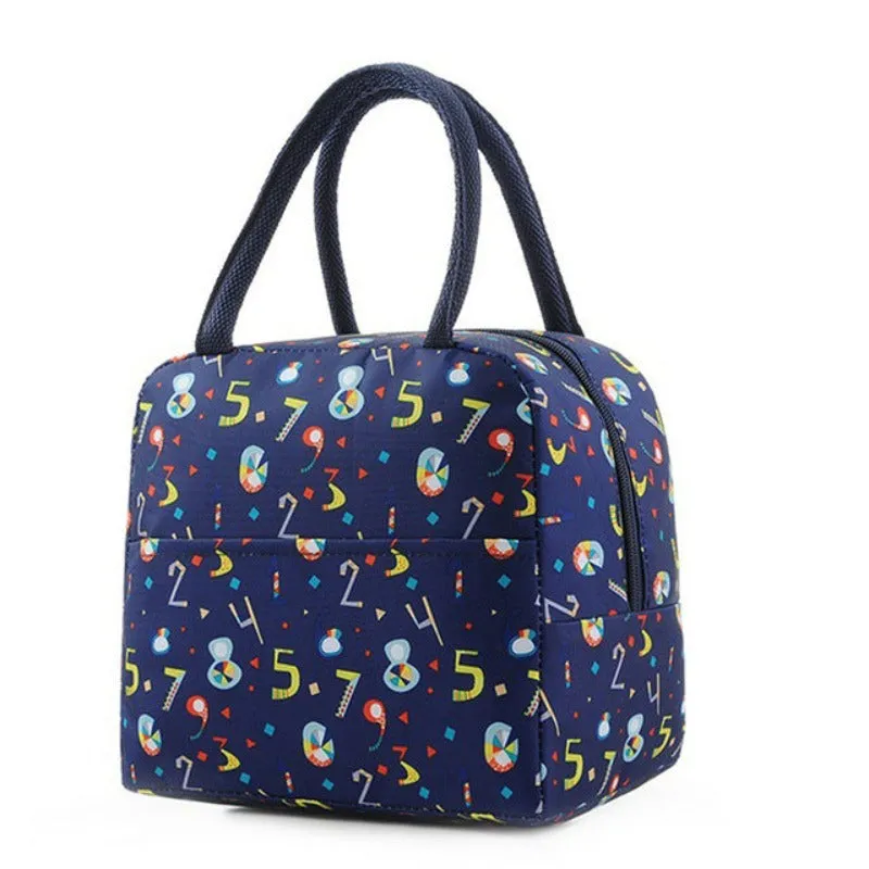Portable Reusable Cold Insulated Lunch Picnic Travel Handbag