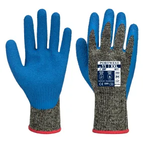 PORTWEST Aramid Latex HR Cut Gloves - ANSI Cut Level A4 - A611