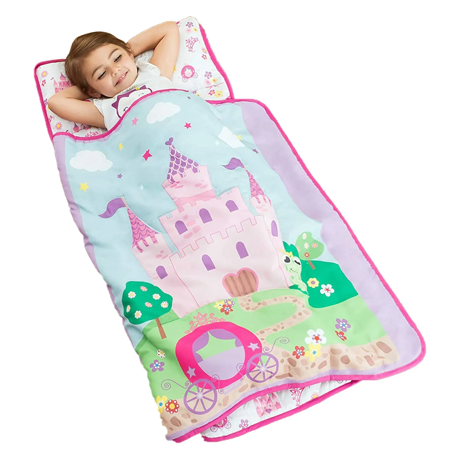 Princess Storyland Toddler Nap Mat with Pillow