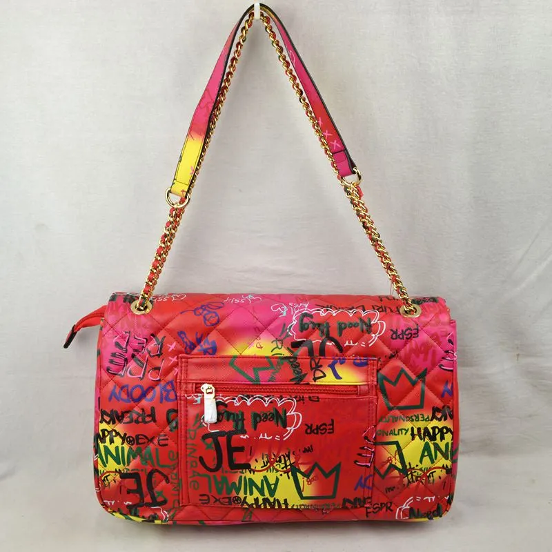 "Gina" Extra Large Graffiti Handbag