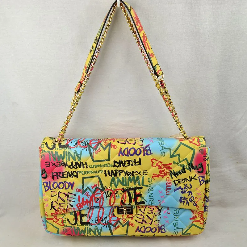 "Gina" Extra Large Graffiti Handbag