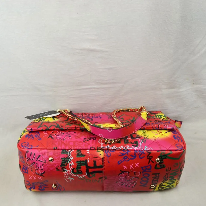 "Gina" Extra Large Graffiti Handbag