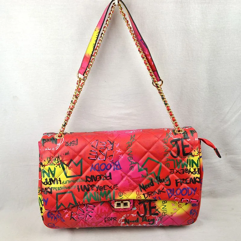 "Gina" Extra Large Graffiti Handbag