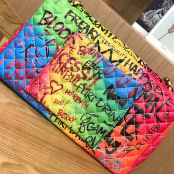 "Gina" Extra Large Graffiti Handbag