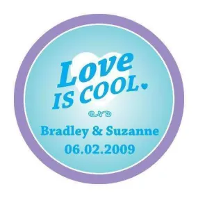 "Love is Cool" Stickers (Pack of 1)