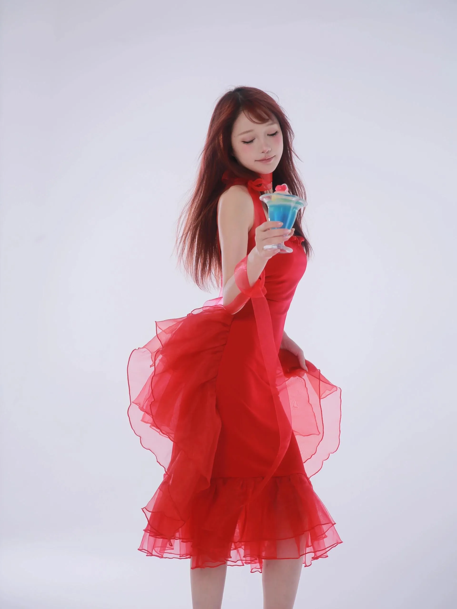 [Rose Island] Goldfish Princess 「海で一番美しい金魚姫」 Midi Dress