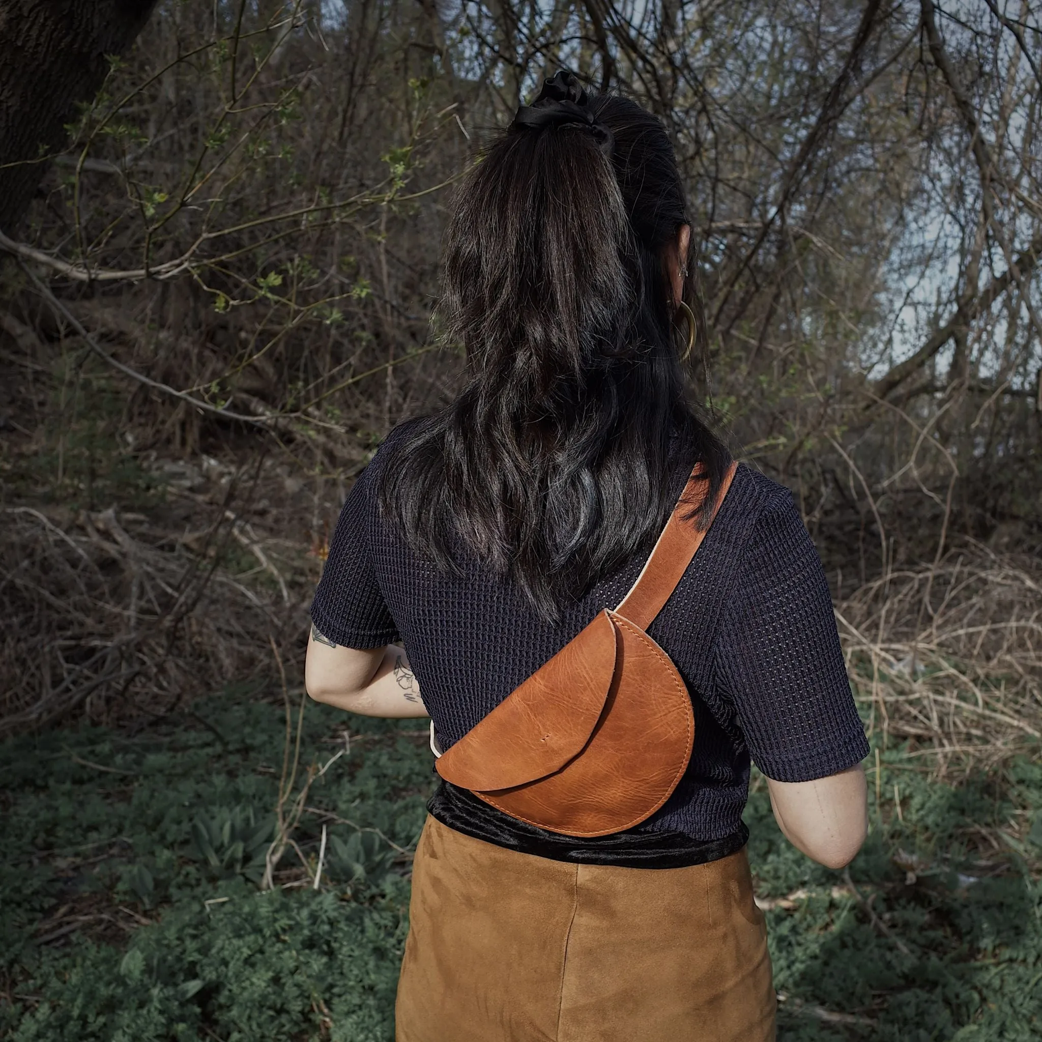 Rosemont Leather Fanny Pack – English Tan Edition