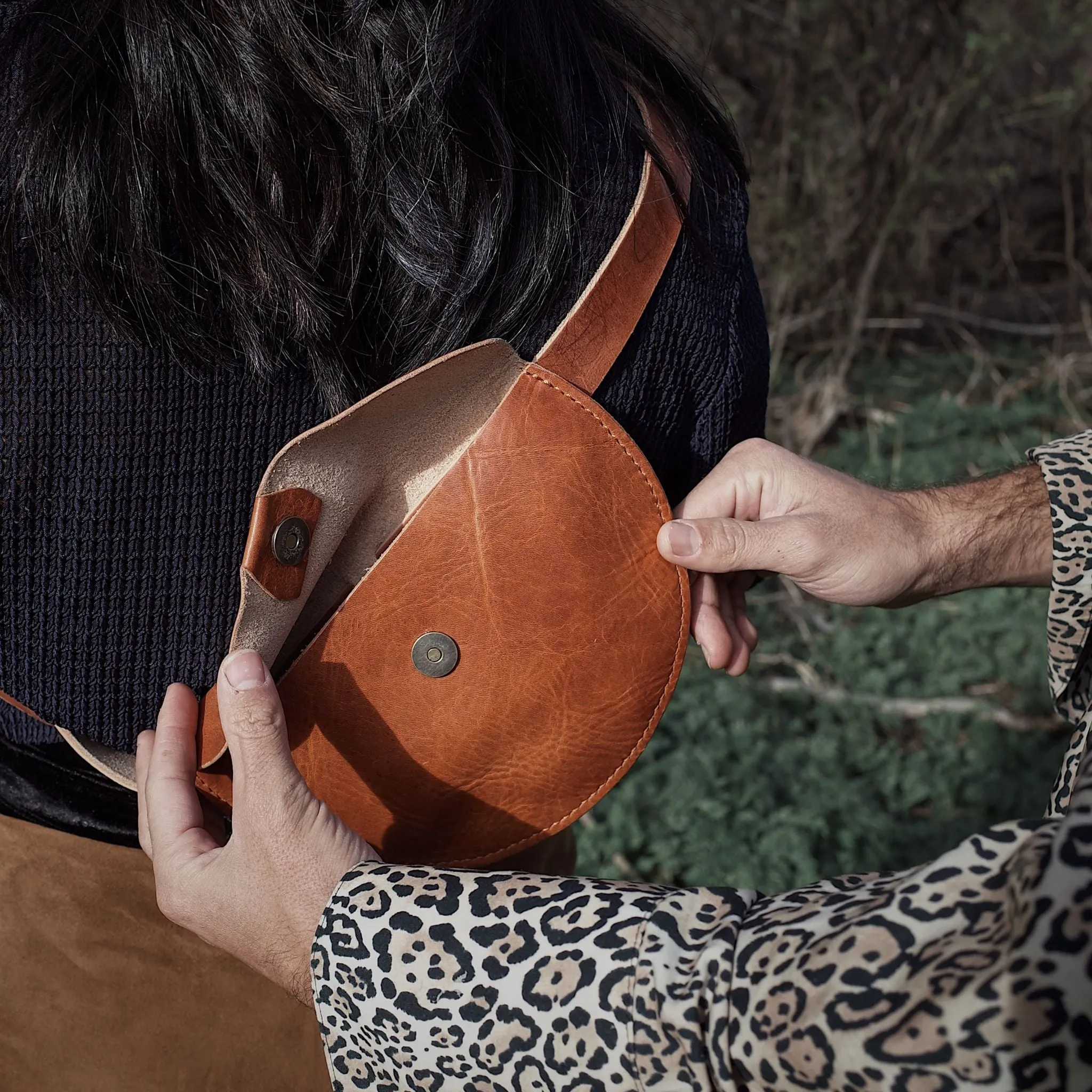 Rosemont Leather Fanny Pack – English Tan Edition