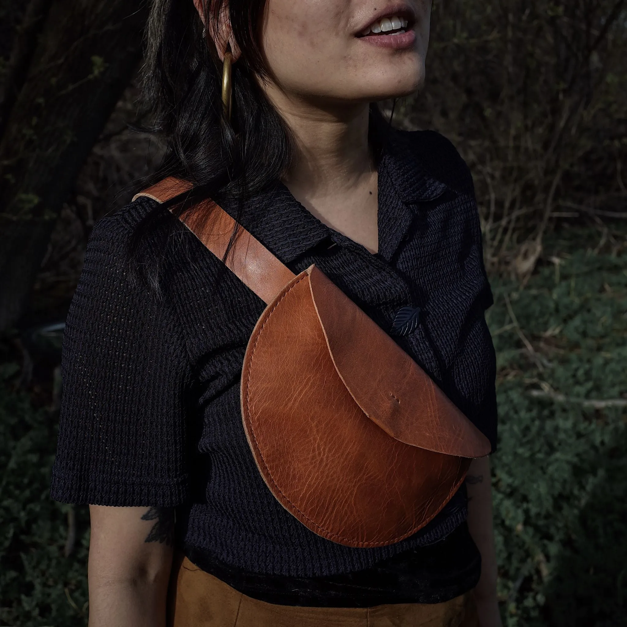 Rosemont Leather Fanny Pack – English Tan Edition