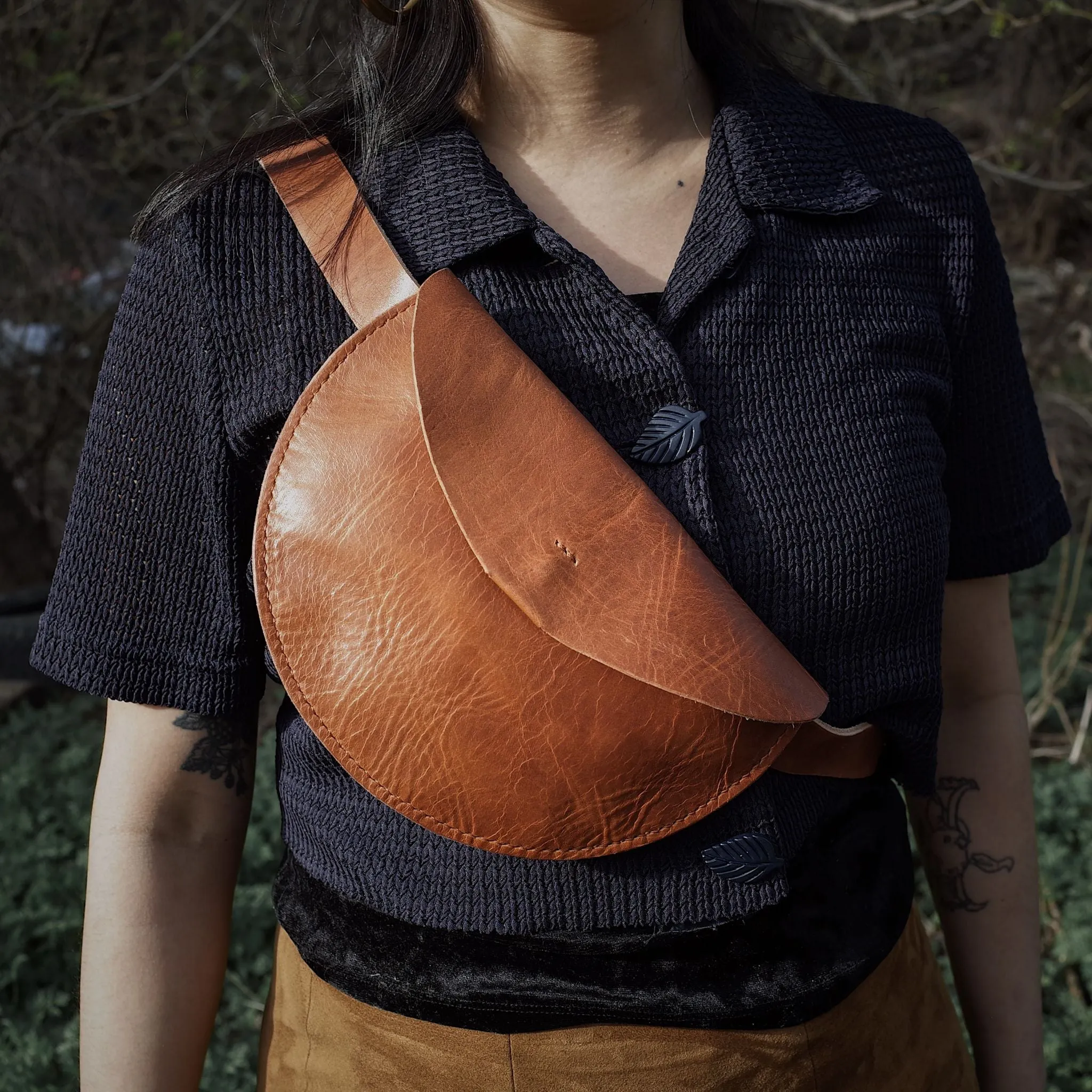 Rosemont Leather Fanny Pack – English Tan Edition