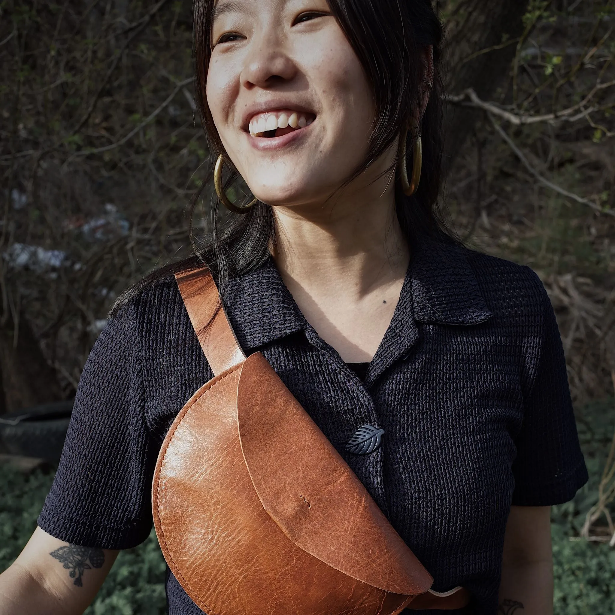 Rosemont Leather Fanny Pack – English Tan Edition