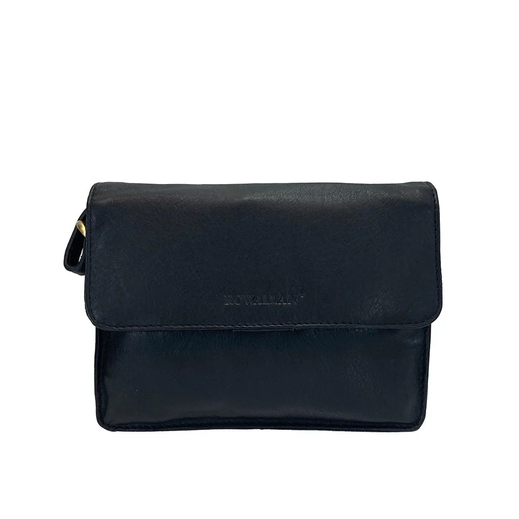 Rowallan Leather Mini Shoulder Bag - Style: 31-279408 Black