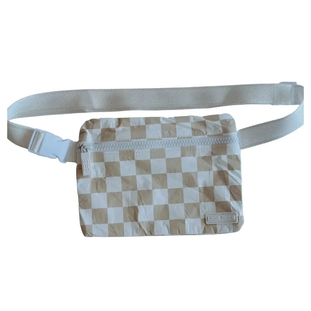 Sand Checker hip pack belt bag
