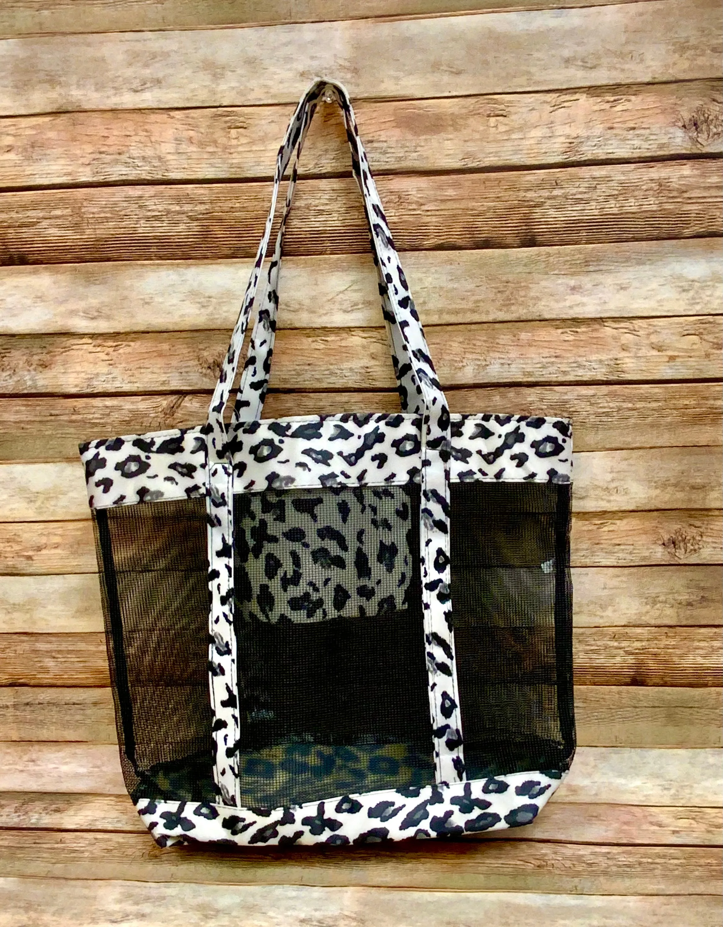 Snow Leopard Beach and Pool Bag