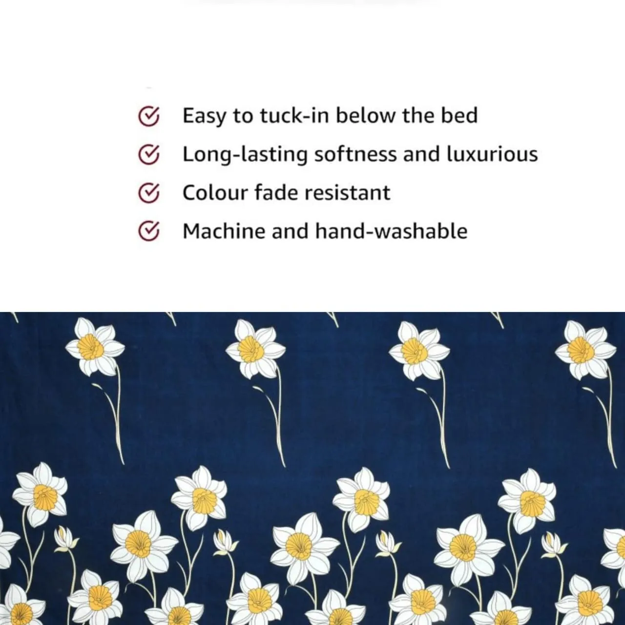 Soniasaa Combo Pack of 2 Single Bedsheet with 2 Pillow Covers 256 TC Soft Brushed Cotton-Blend -Long Lasting & Wrinkle Free Bedsheet for Single Bed Combo Pack Multicolor