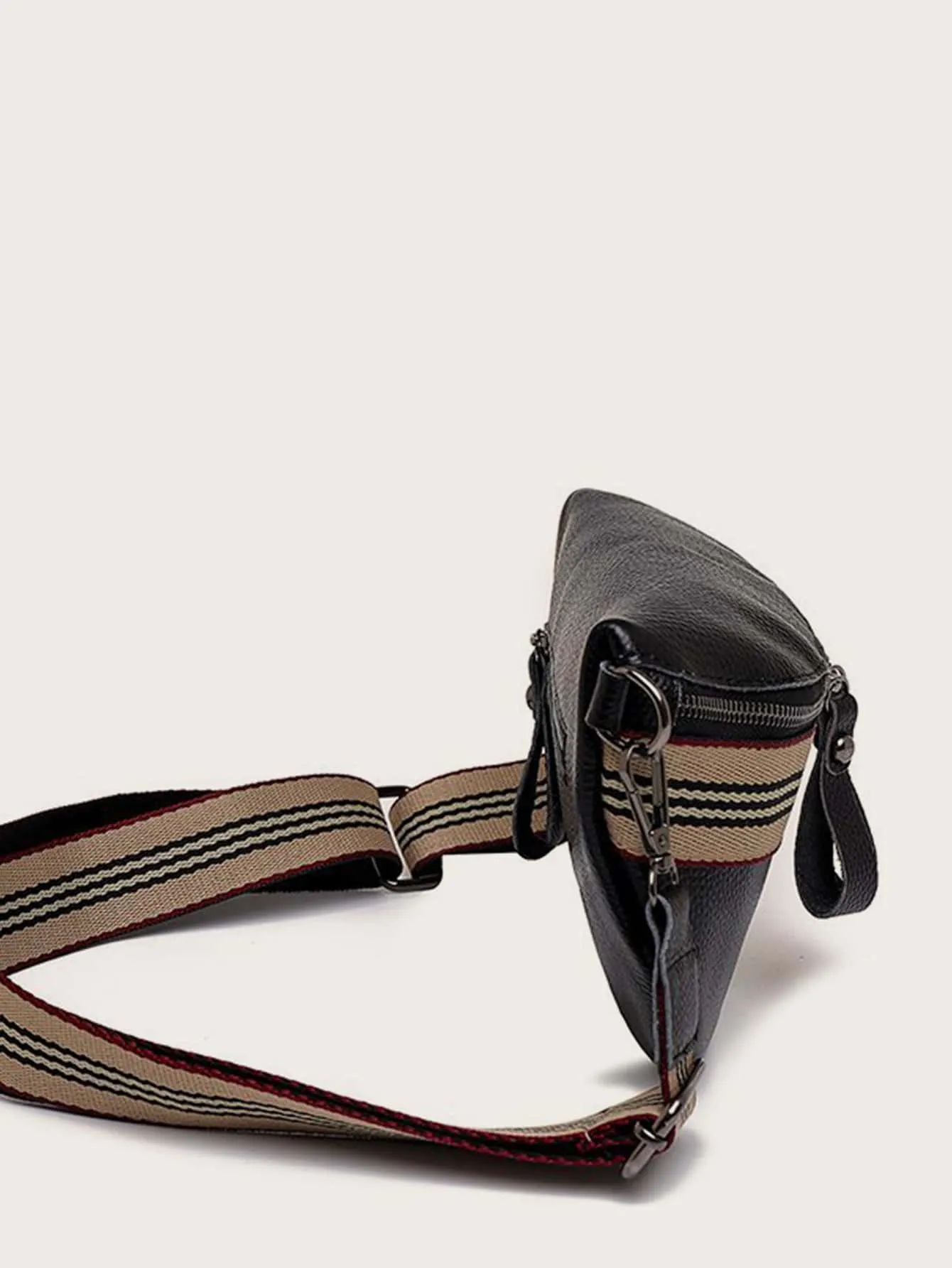 Stripe Panel Fanny Pack