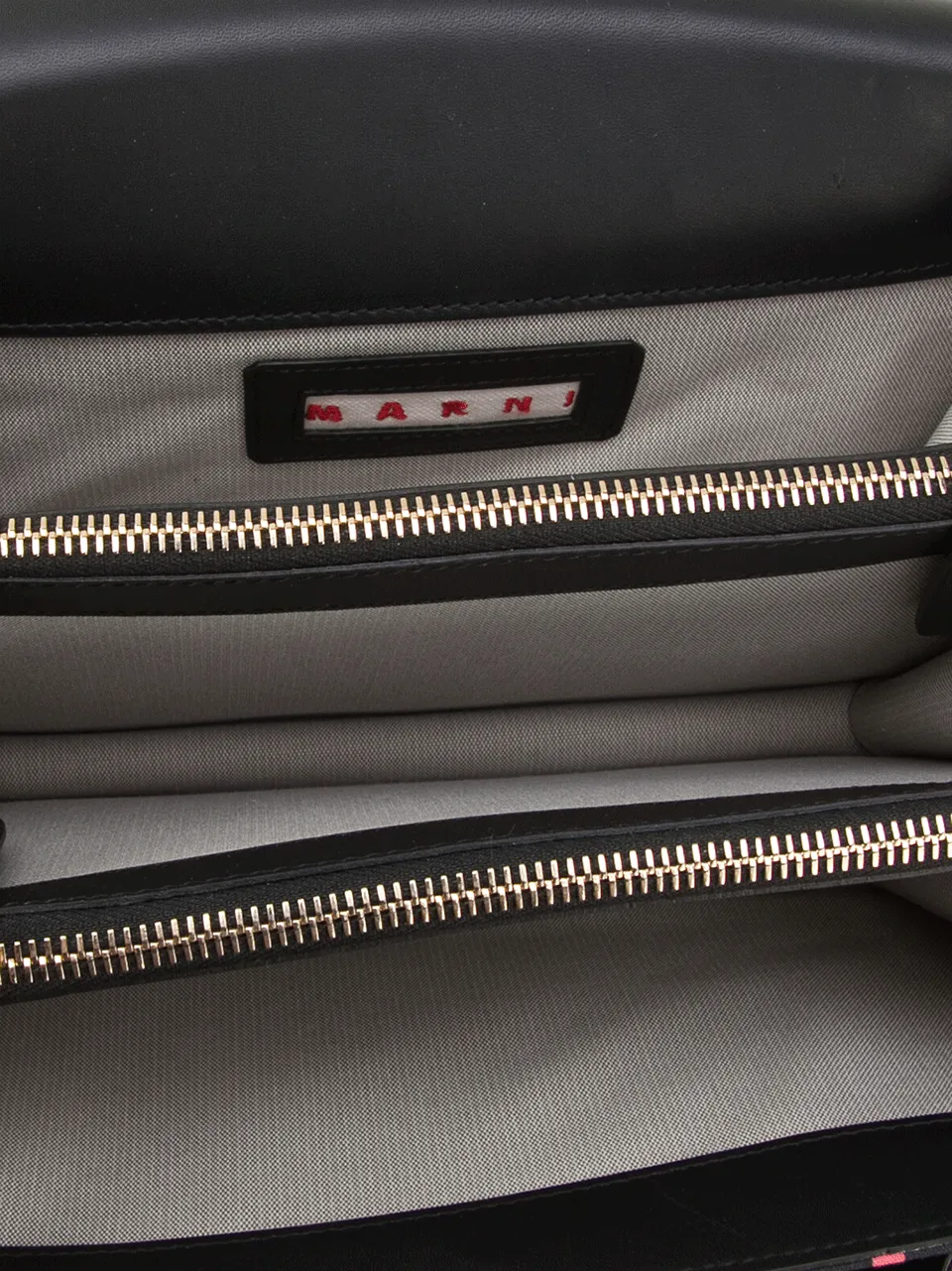 Striped Shoulder Bag With Jeweled Flap