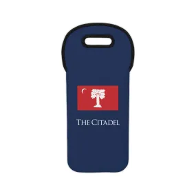 The Citadel, Big Red, Wine Bottle Tote Bag