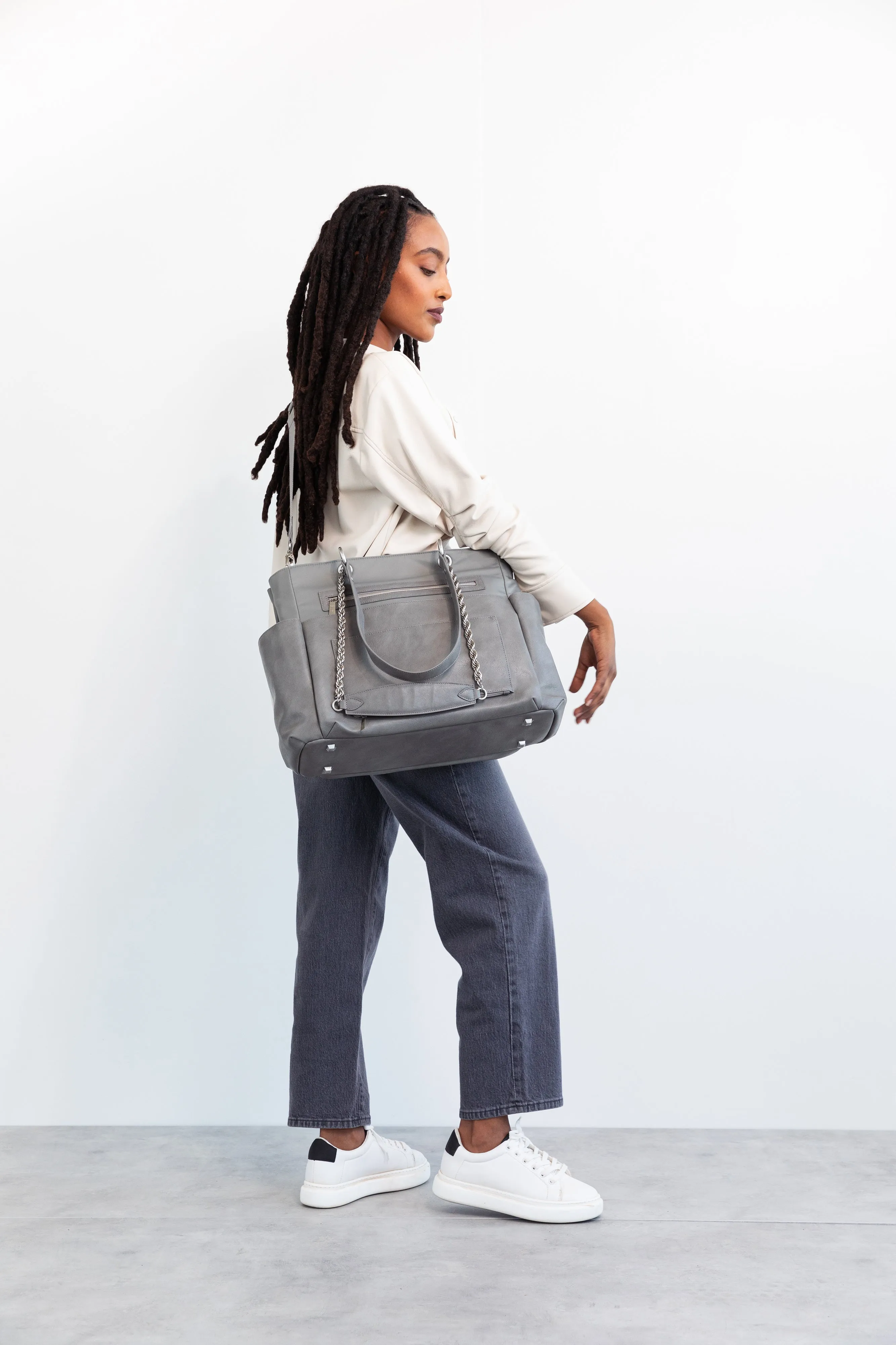 The Diaper Bag in Grey