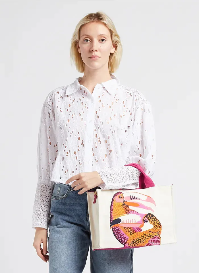Toucan Fuschia Bag