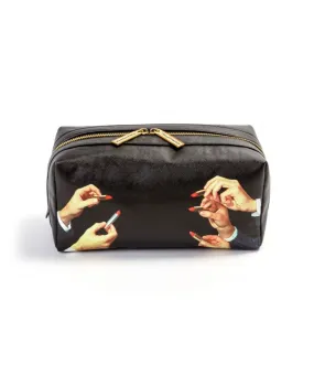 Wash Bag - Black Lipsticks