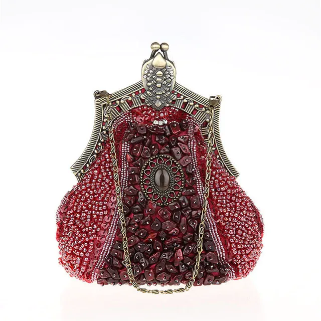 Women Evening Party Bags Vintage Clutch Banquet Wedding Bridal  Handbags