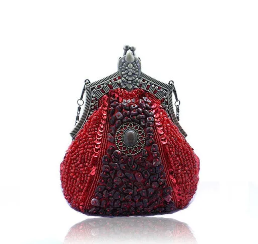 Women Evening Party Bags Vintage Clutch Banquet Wedding Bridal  Handbags