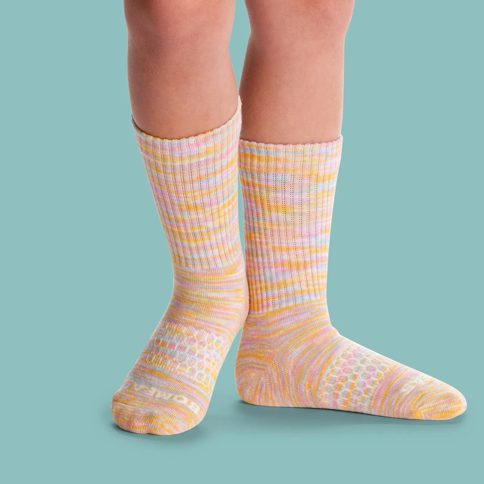Youth Space Dye Calf Sock 8-Pack