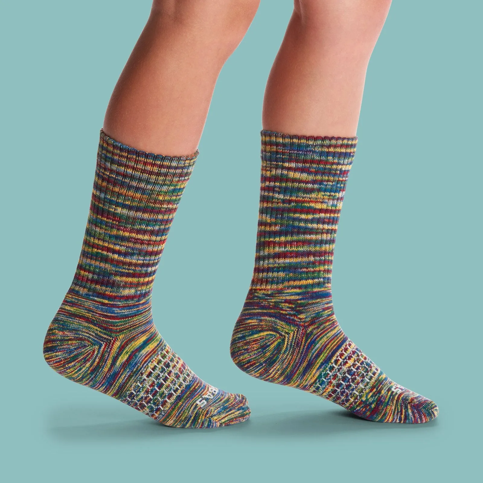 Youth Space Dye Calf Sock 8-Pack