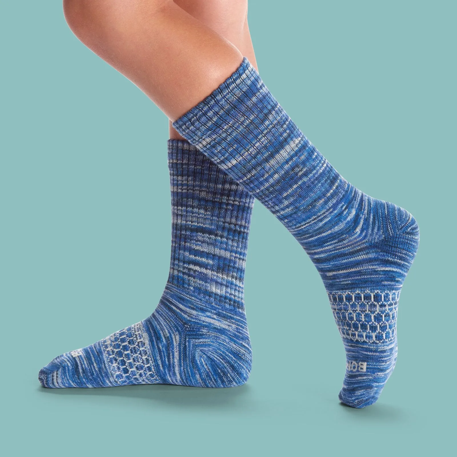 Youth Space Dye Calf Sock 8-Pack