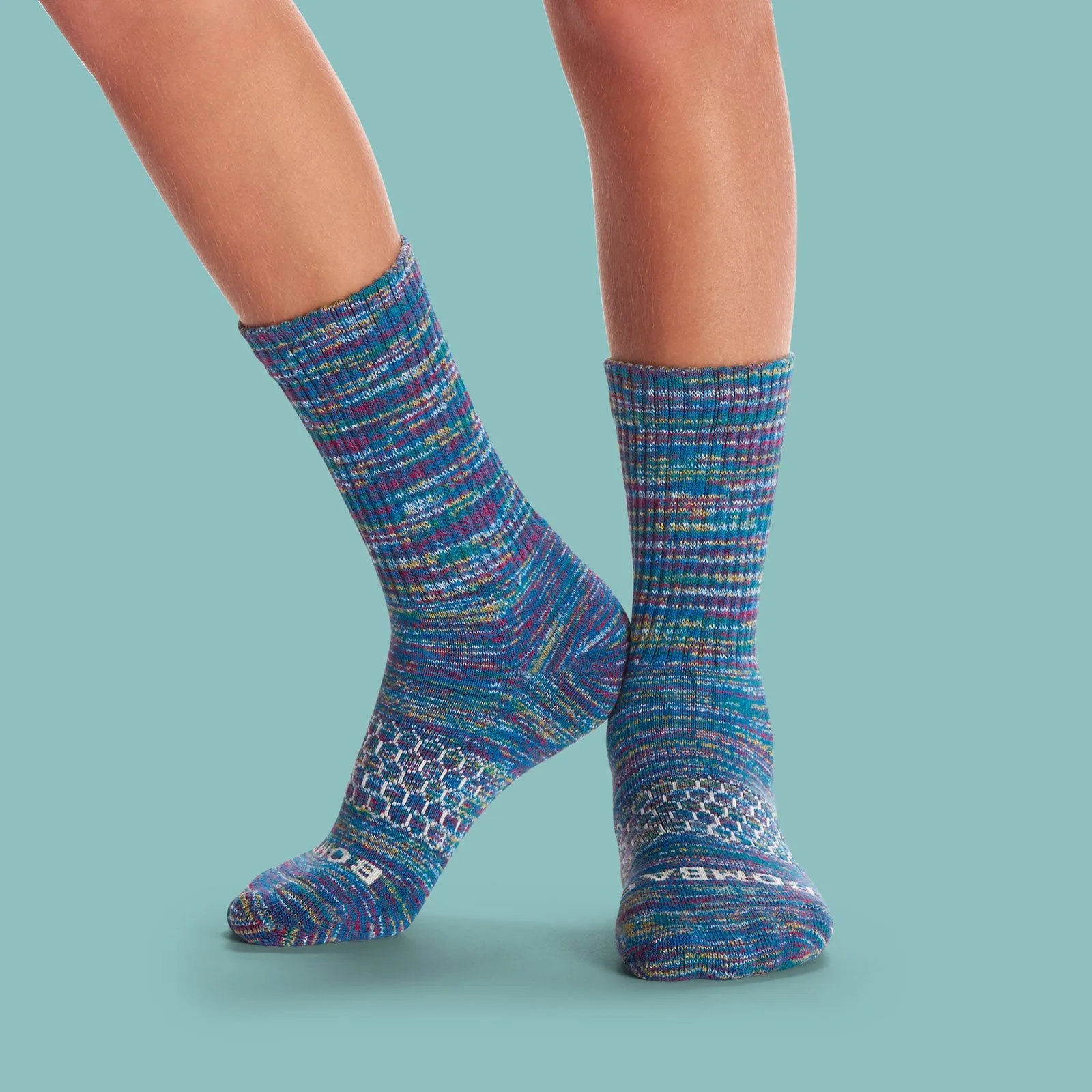 Youth Space Dye Calf Sock 8-Pack