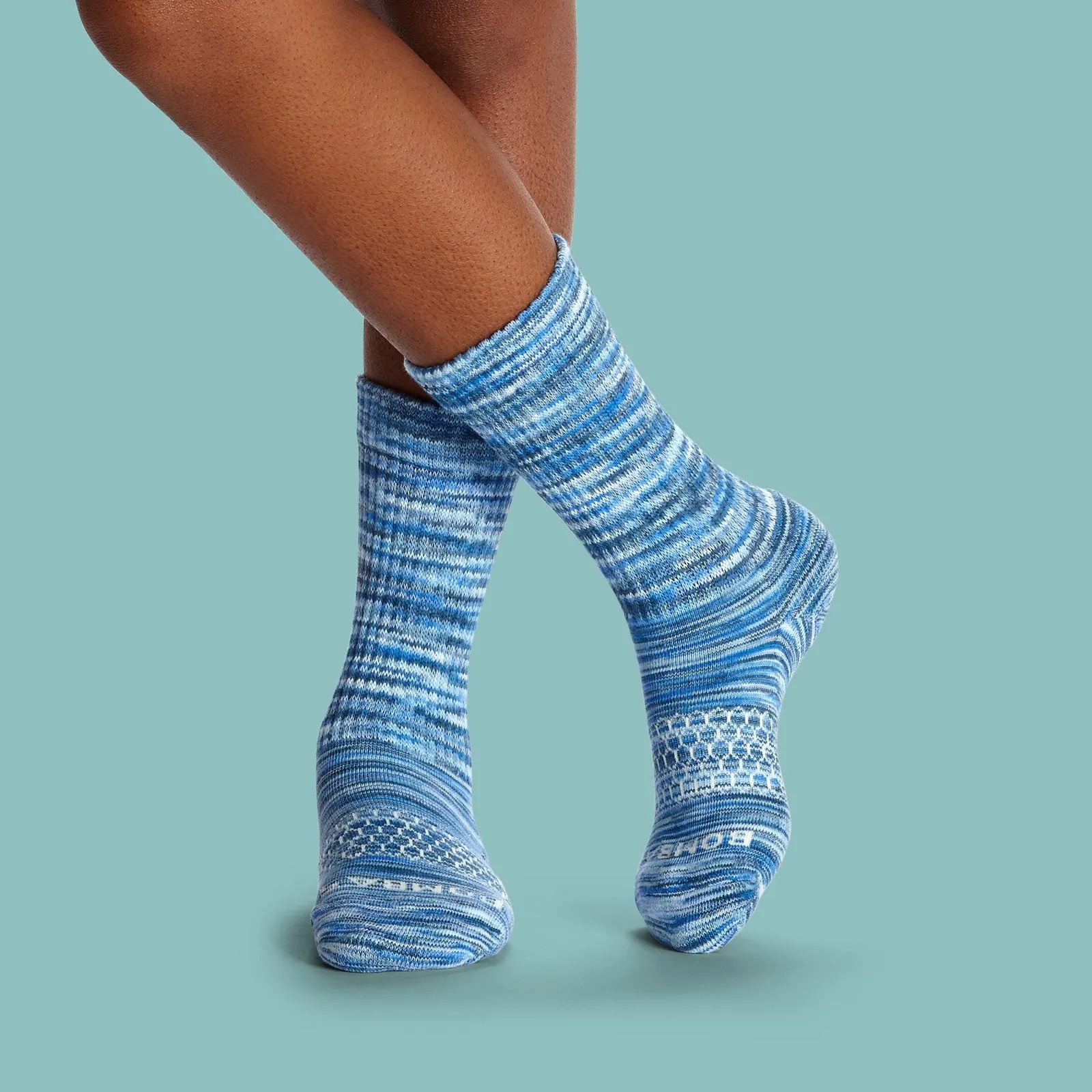 Youth Space Dye Calf Sock 8-Pack